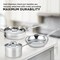 Premium Stainless Cookware 15 pcs